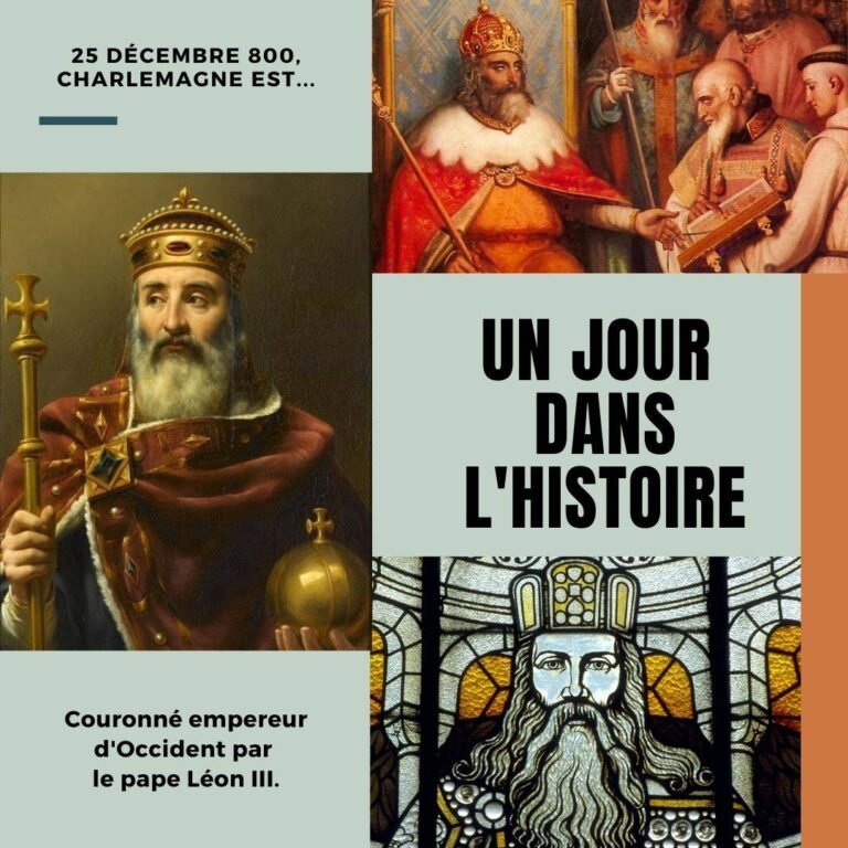 25 décembre 800, Charlemagne est…