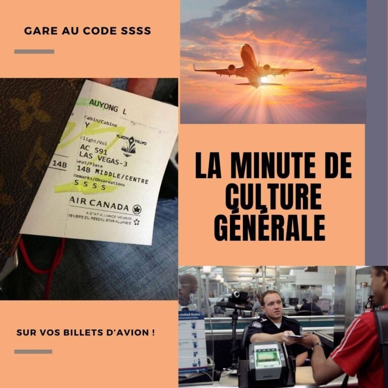 Gare au code SSSS sur vos billets d’avion !