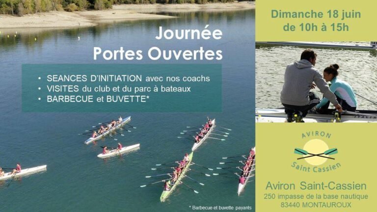 Base d&rsquo;Aviron du lac Saint-Cassien