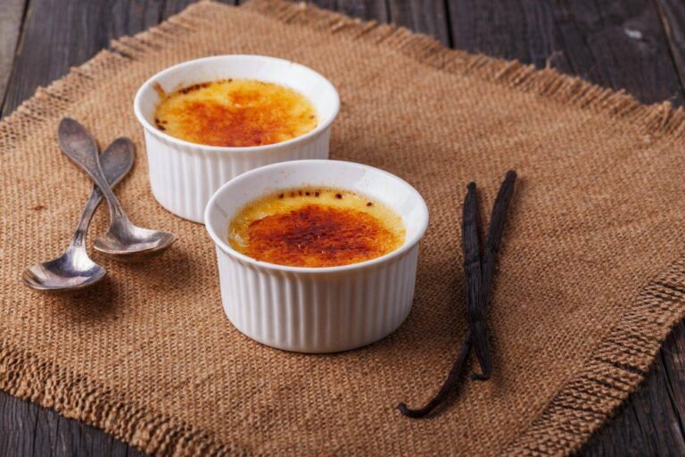 Crème brûlée à la vanille