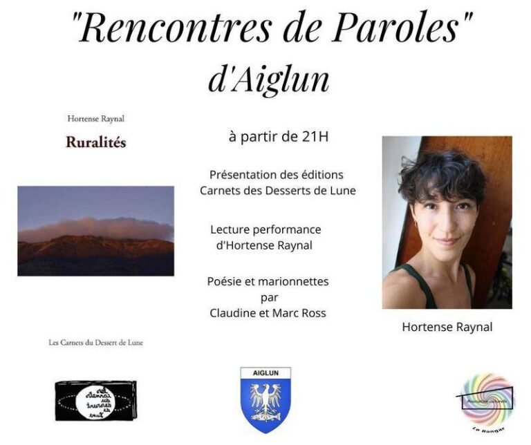 Rencontres de paroles d&rsquo;Aiglun
