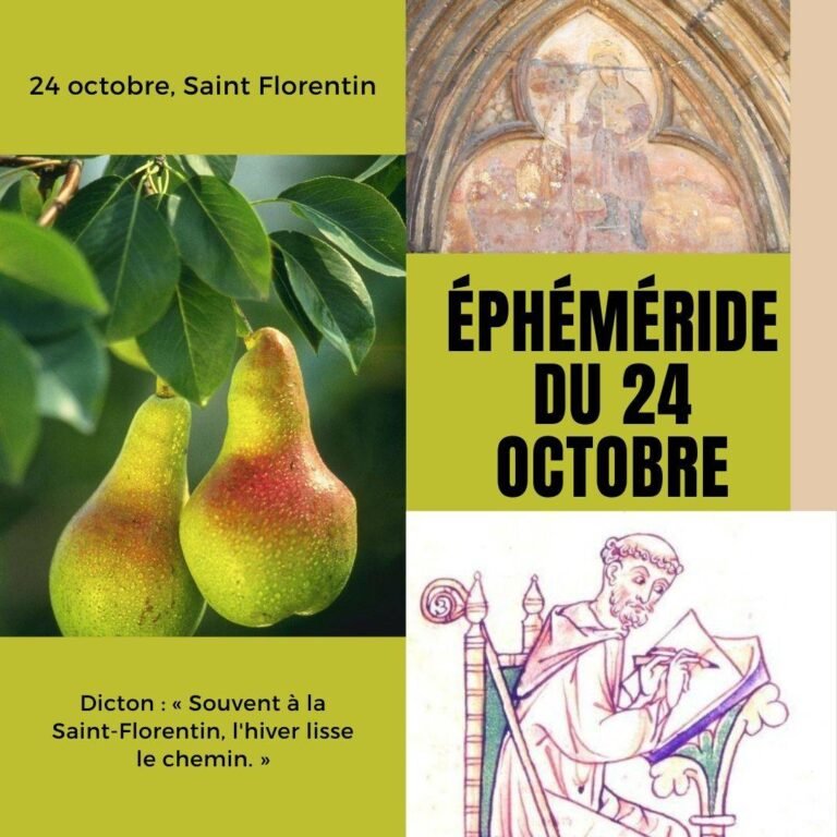 24 octobre, Saint Florentin