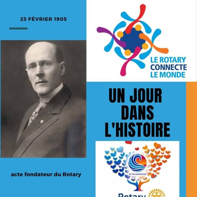 23 février 1905, acte fondateur du Rotary