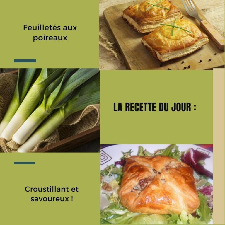 Feuilletés aux poireaux