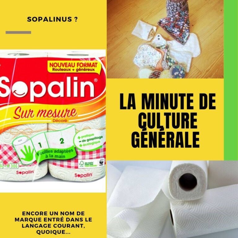 Sopalinus ? Encore un nom de marque entré dans le langage courant