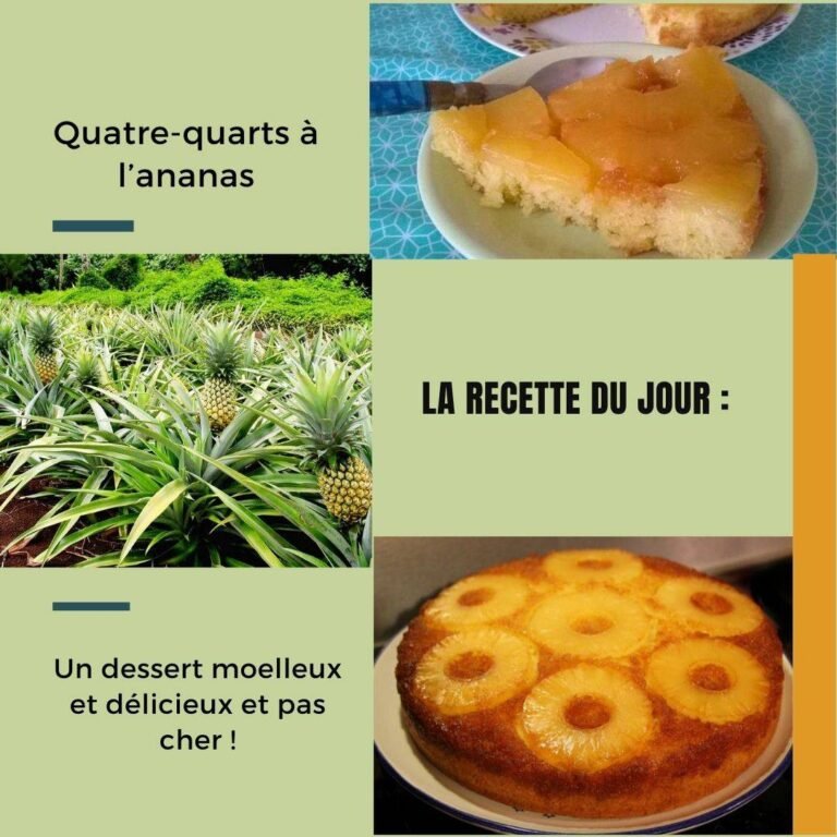 Quatre-quarts à l’ananas
