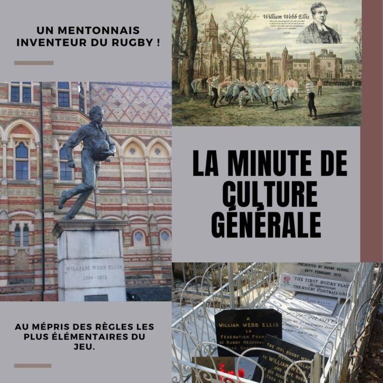 Un Mentonnais inventeur du Rugby !