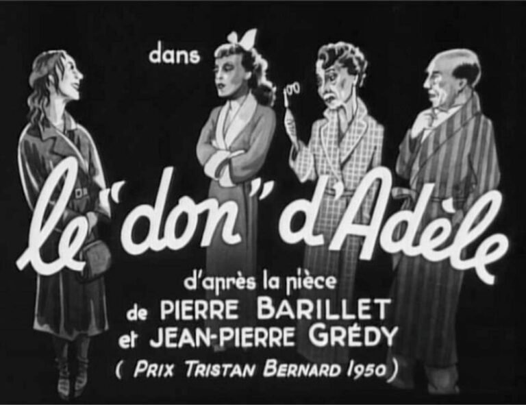 Le don d’Adèle de Barillet et Gredy