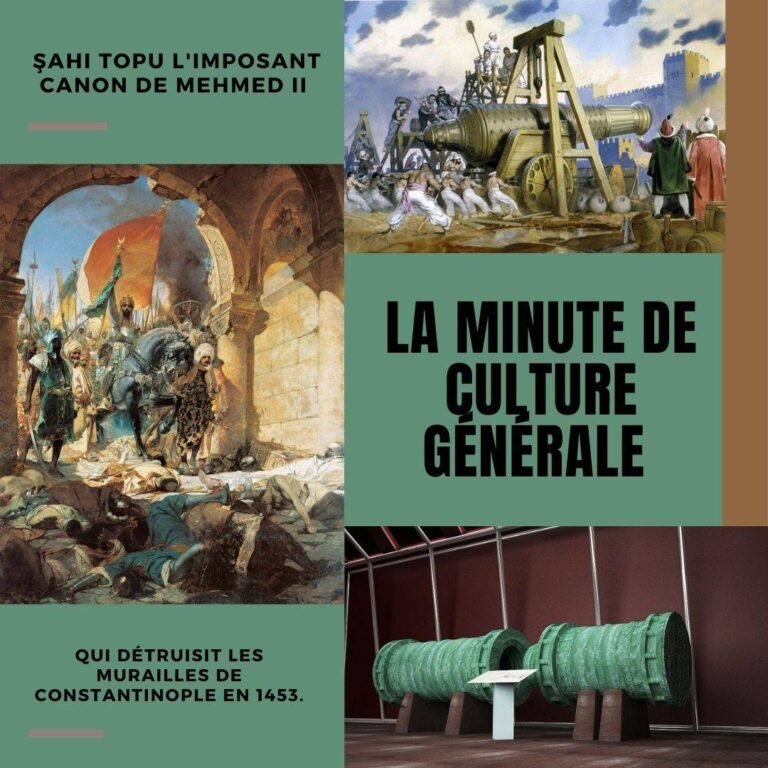 Şahi Topu L&rsquo;imposant canon de Mehmed II