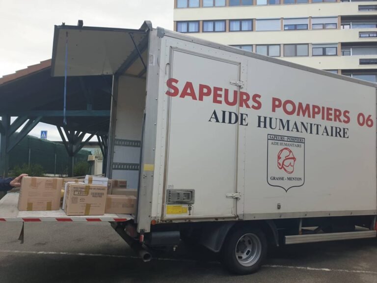 L’association « Aide Humanitaire des Sapeurs-Pompiers Grasse-Menton » se mobilise