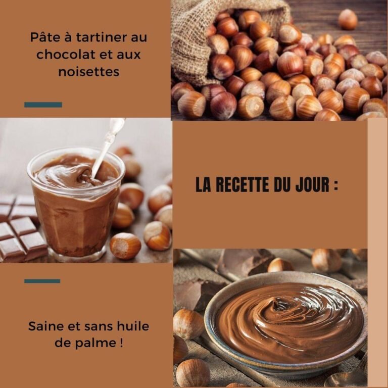 Pâte à tartiner au chocolat et aux noisettes