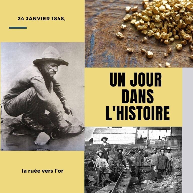 24 janvier 1848, la ruée vers l’or