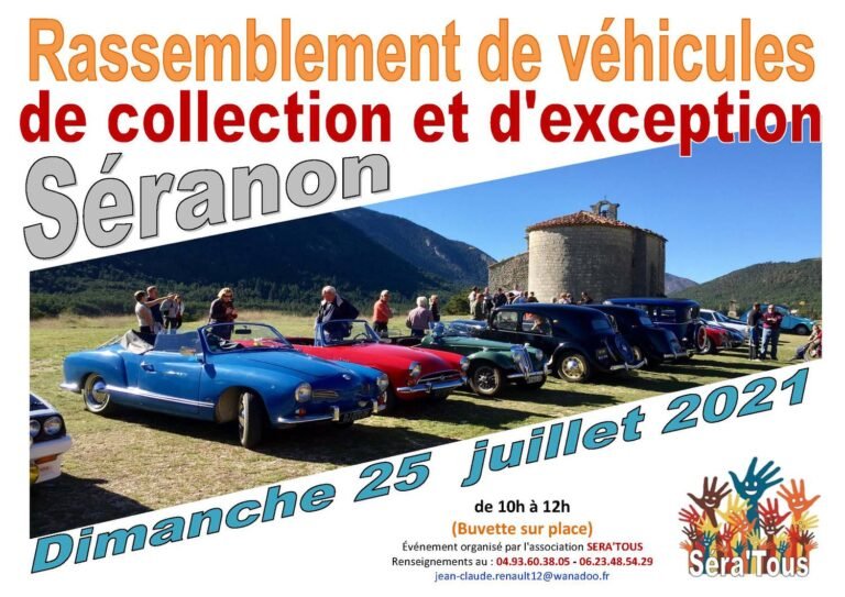 Rassemblement de voitures d’exception