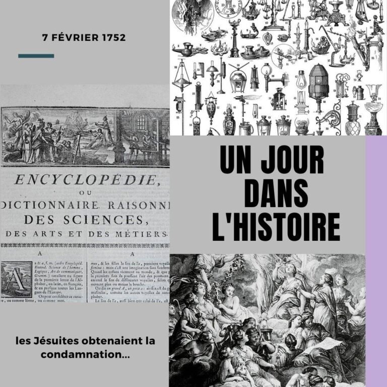 7 février 1752, les Jésuites obtenaient la condamnation