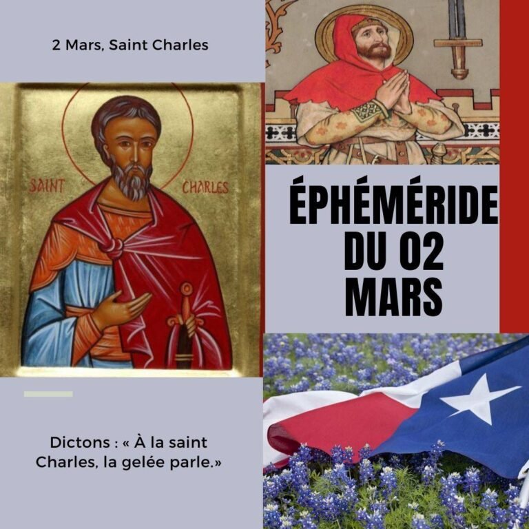 2 Mars, Saint Charles