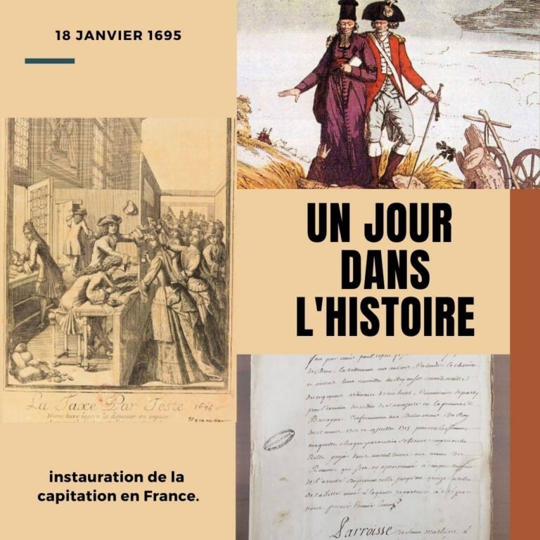 18 janvier 1695, instauration de