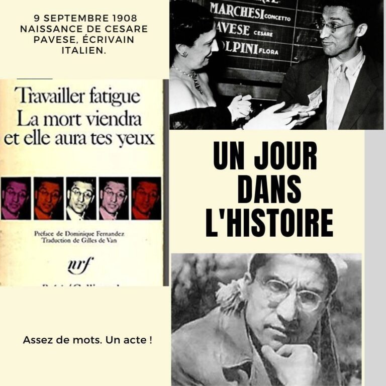 9 septembre 1908, naissance de Cesare Pavese