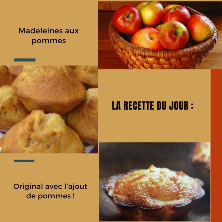Madeleines aux pommes