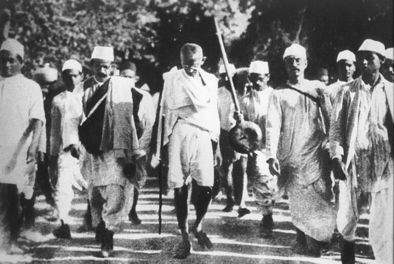 12 mars 1930, début de la marche « du sel »