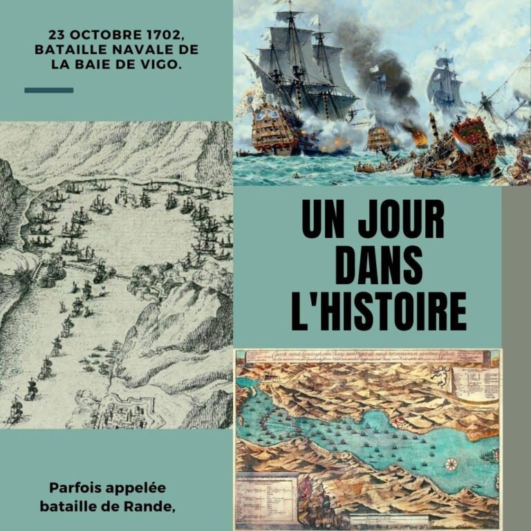 23 octobre 1702, bataille navale de la baie de Vigo.