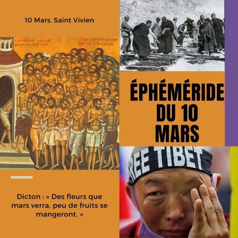 10 Mars, Saint Vivien.