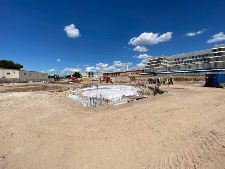 Le chantier de l’hôpital de Cannes
