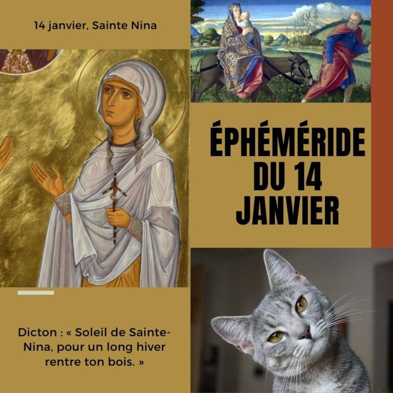 14 janvier, Sainte Nina