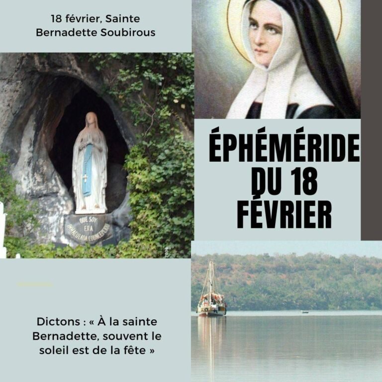 18 février, Sainte Bernadette Soubirous