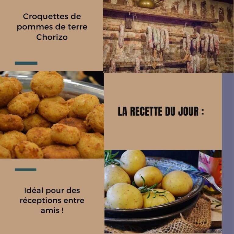 Croquettes de pommes de terre Chorizo