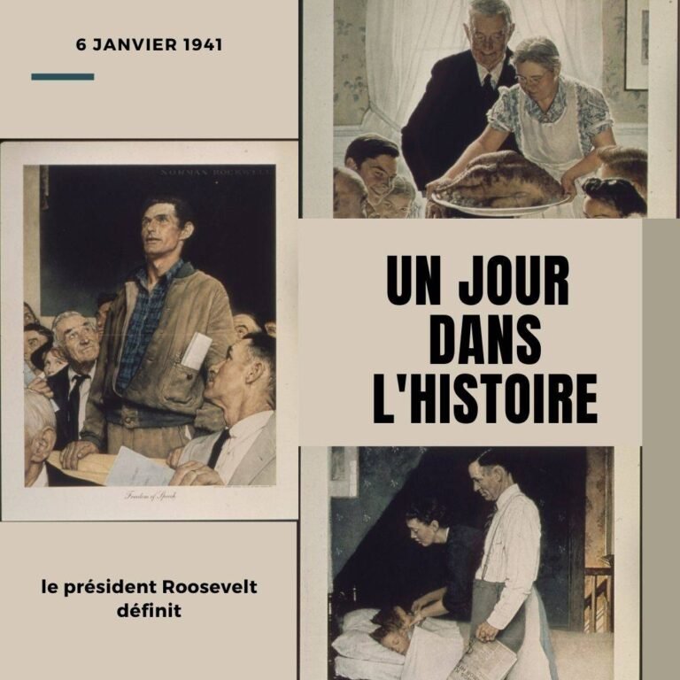 6 janvier 1941, le président Roosevelt définit
