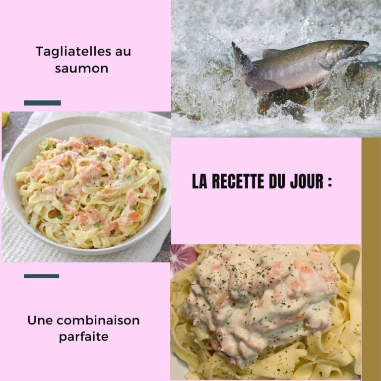Tagliatelles au saumon