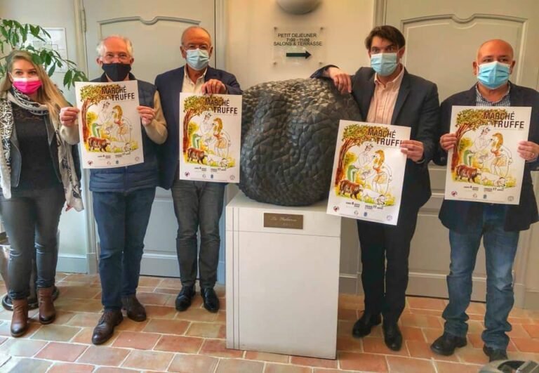 Présentation de l’affiche du 25ème marché de la Truffe