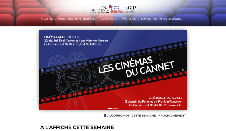 Le Cannet modernise son offre cinématographique