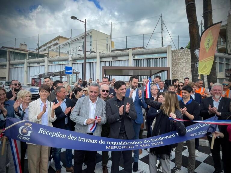Grasse inaugure le boulevard du Maréchal Leclerc