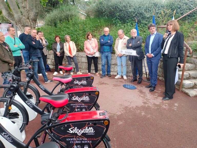 Grasse déploie sa 6ᵉ station Solexyclette