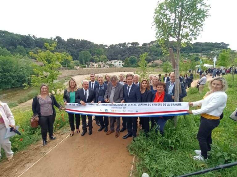 Quand la Brague reprend vie