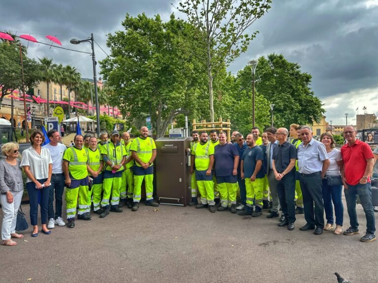 🌞 Grasse passe au vert avec ses corbeilles solaires intelligentes !