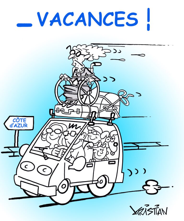 Le dessin estival de notre ami Kristian…