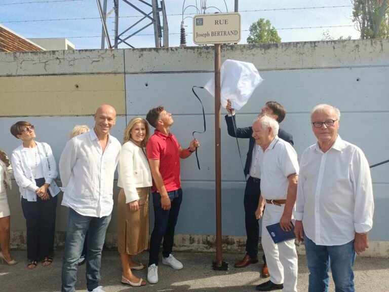 Grasse rend hommage à Joseph Bertrand