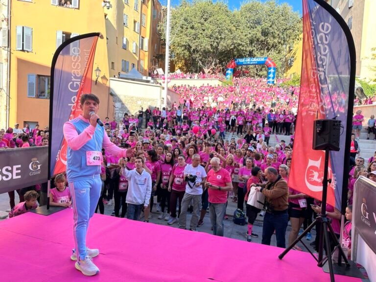 Grasse voit la vie en rose pour une cause qui nous unit tous