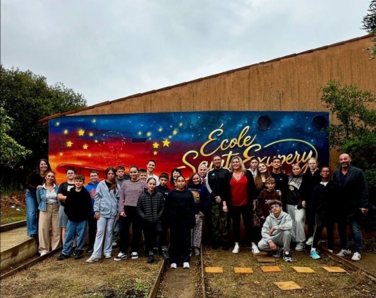 À Peymeinade, 40 jeunes transforment les murs de leur école en œuvres d&rsquo;art !